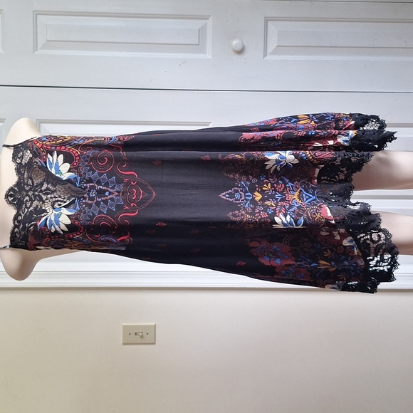 Free People Who's Sorry Now Slip Dress Size Medium - Picture 4 of 9
